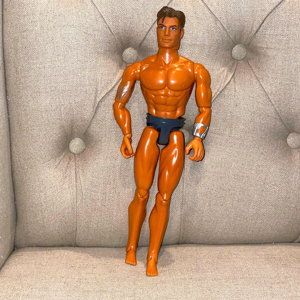 1998 Mattel Max steel GI JOE 12" Articulated Male Doll Action Figure Muscles